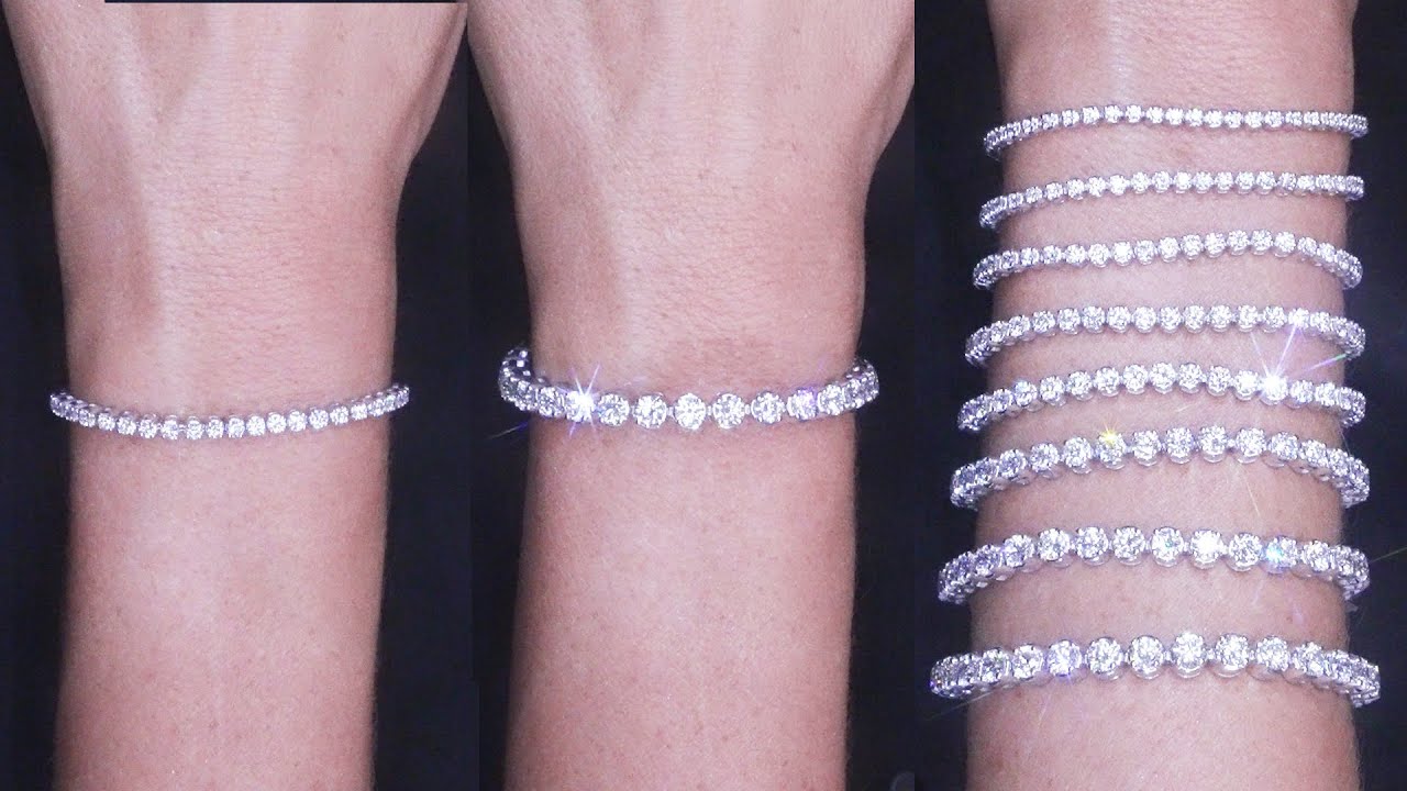15-19 CM Length Elegant Fine Jewelry 2.5 mm Shiny Zircon Real 925 Silver Tennis  Bracelet For Women - AliExpress